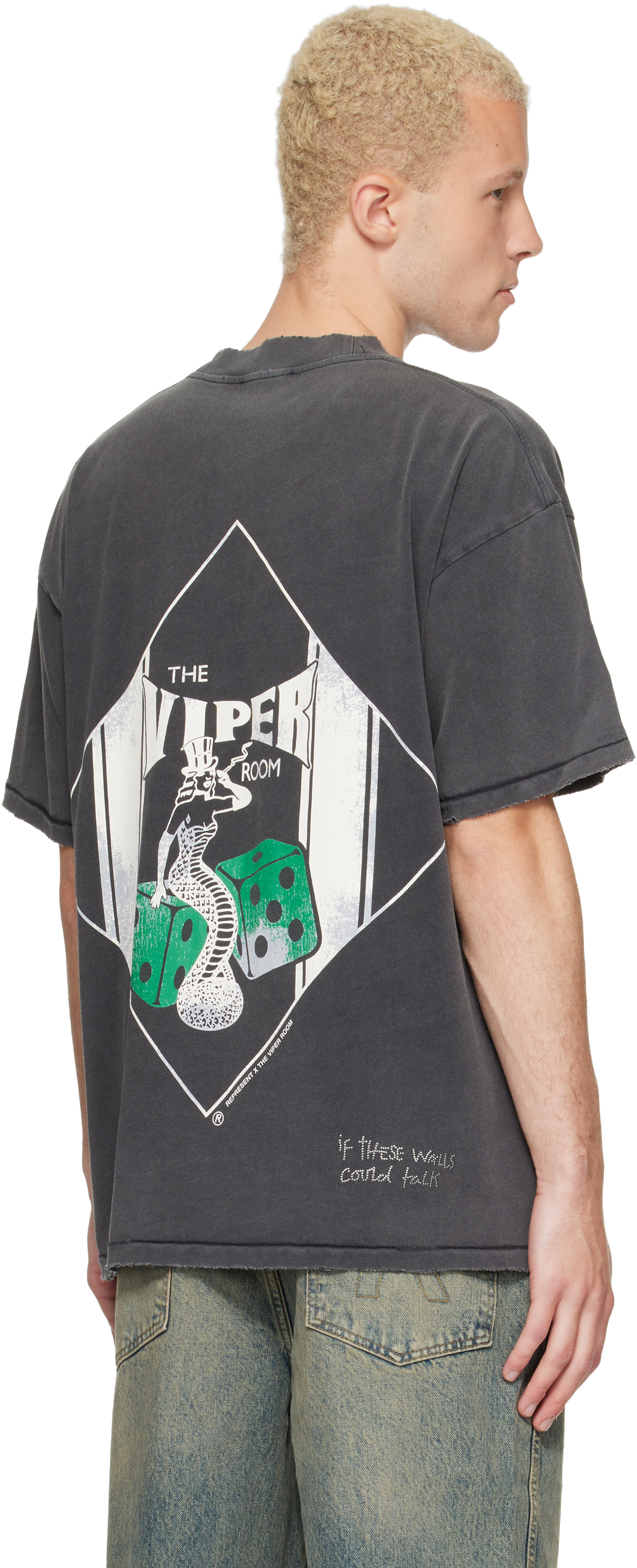 Represent: グレー The Viper Roomエディション Dice Tシャツ | SSENSE 