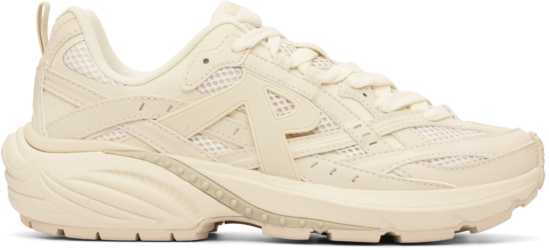 Represent - Baskets de course Storm blanc cassé