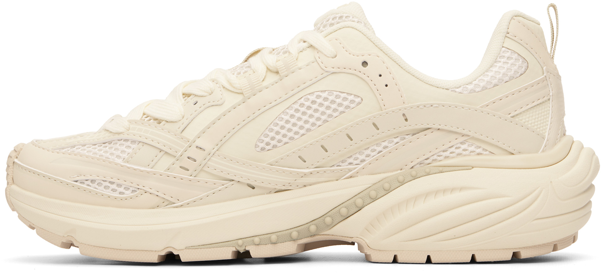 Represent - Baskets de course Storm blanc cassé