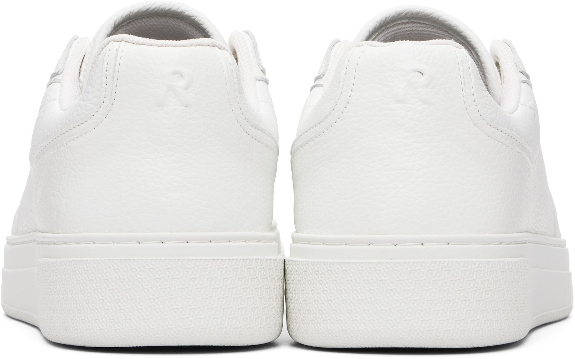 Represent - White Initial Sneakers