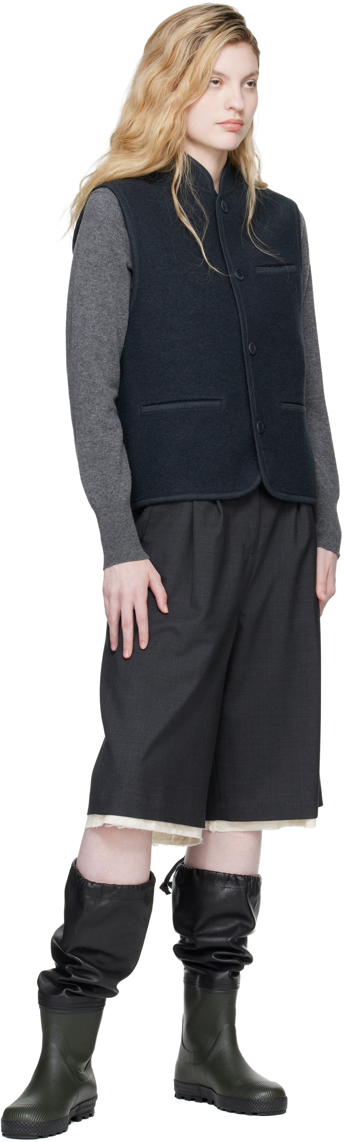 Rier - Veste droite grise - Walker