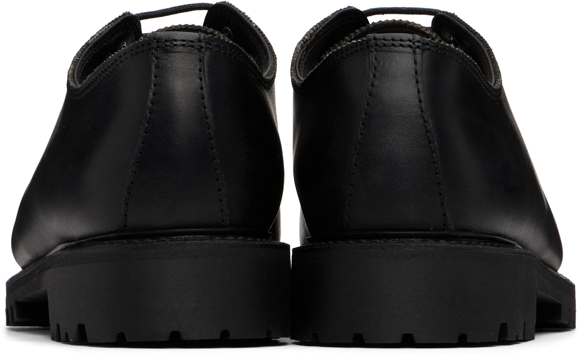 Rier: Black Ludwig Reiter Edition Norwegian Derbys | SSENSE