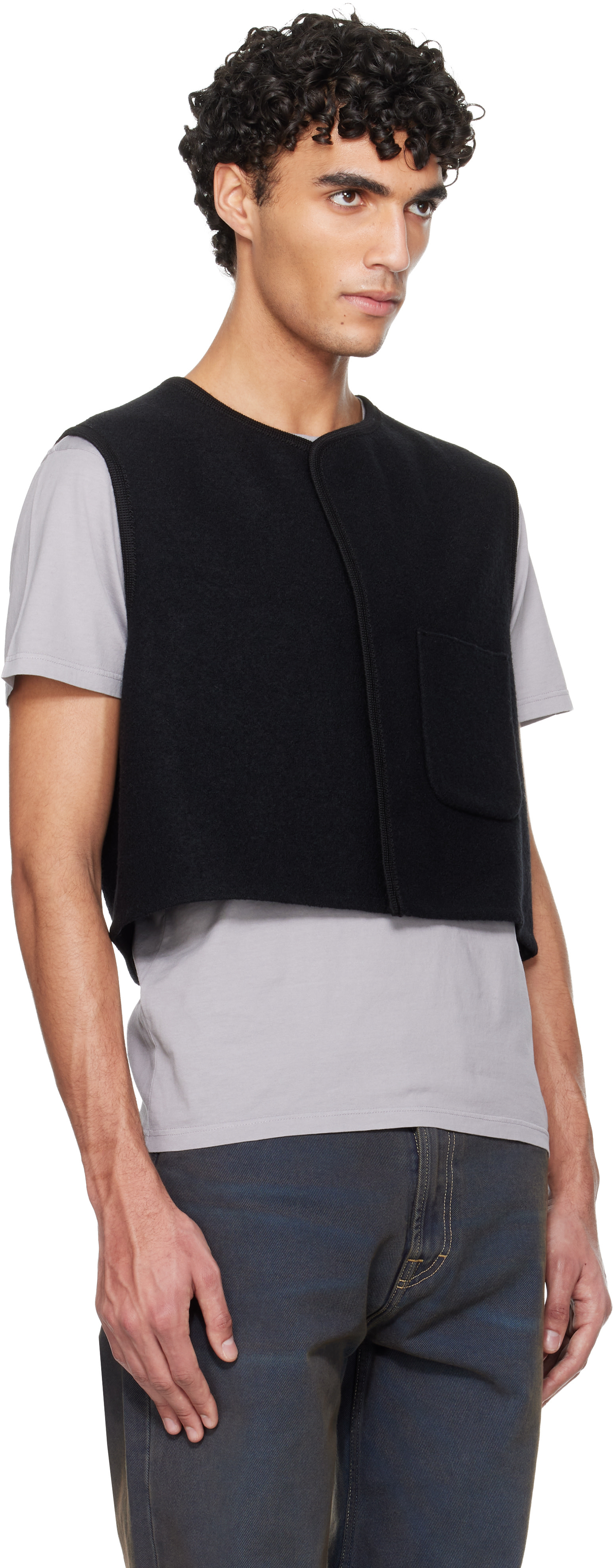 Rier - Black Walker Gilet Utility Vest