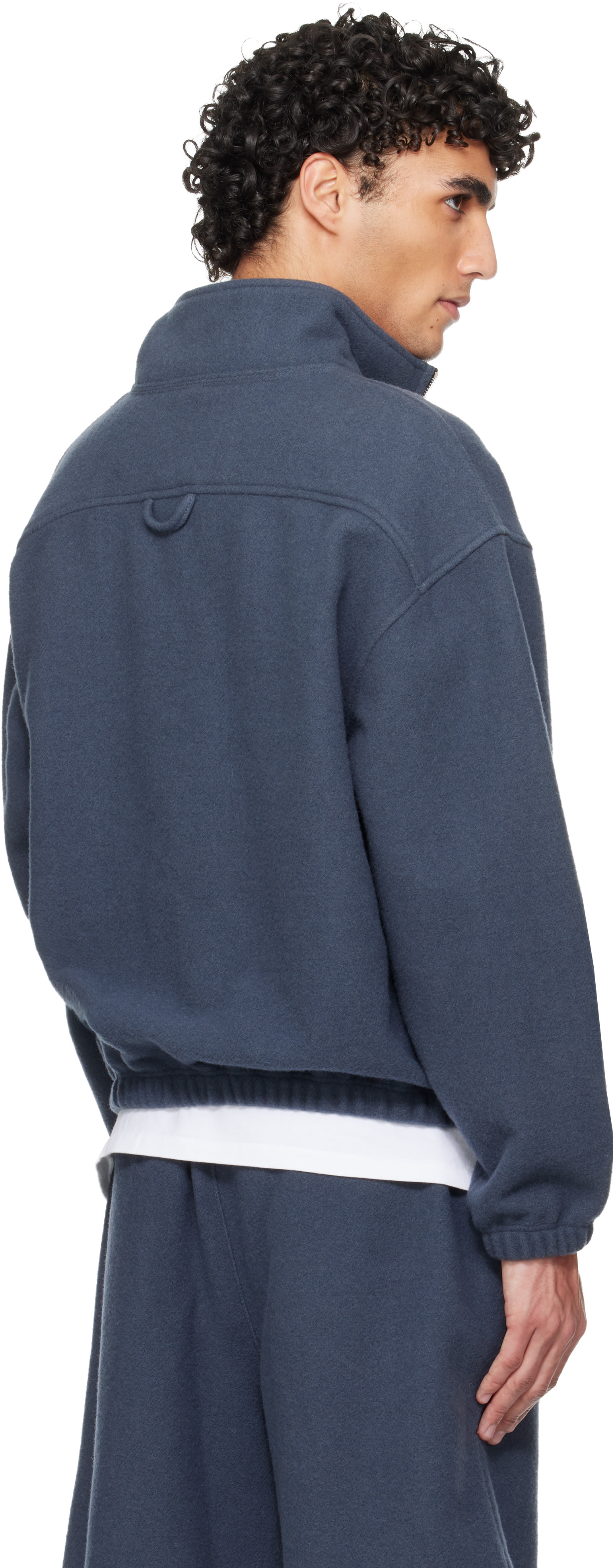 Rier - Pull gris en molleton