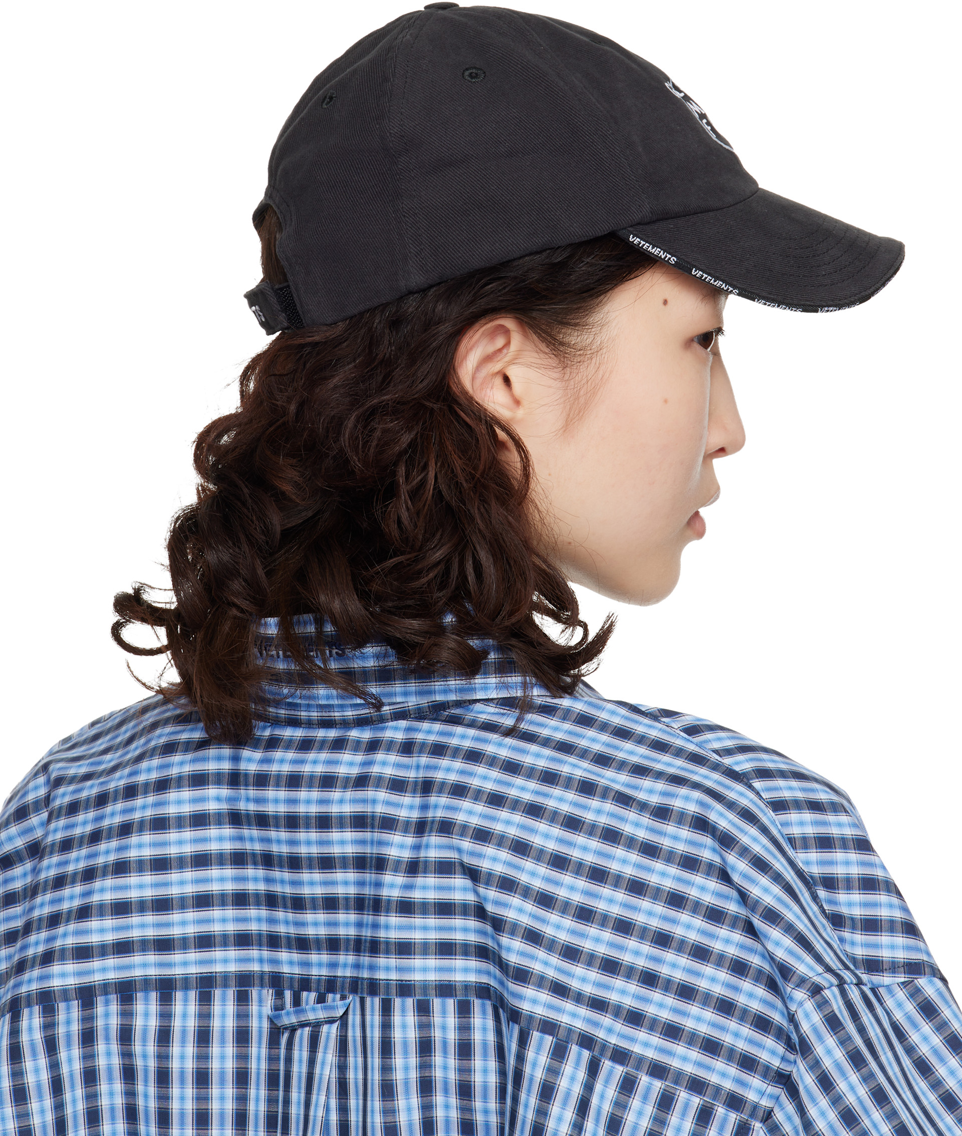 VETEMENTS - 블랙 글로벌 MF 볼캡