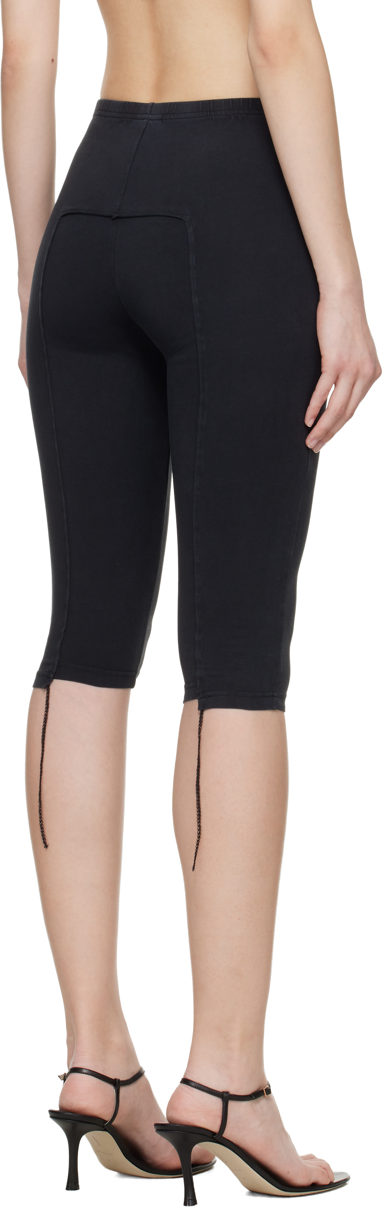 VETEMENTS - Capri écourté noir