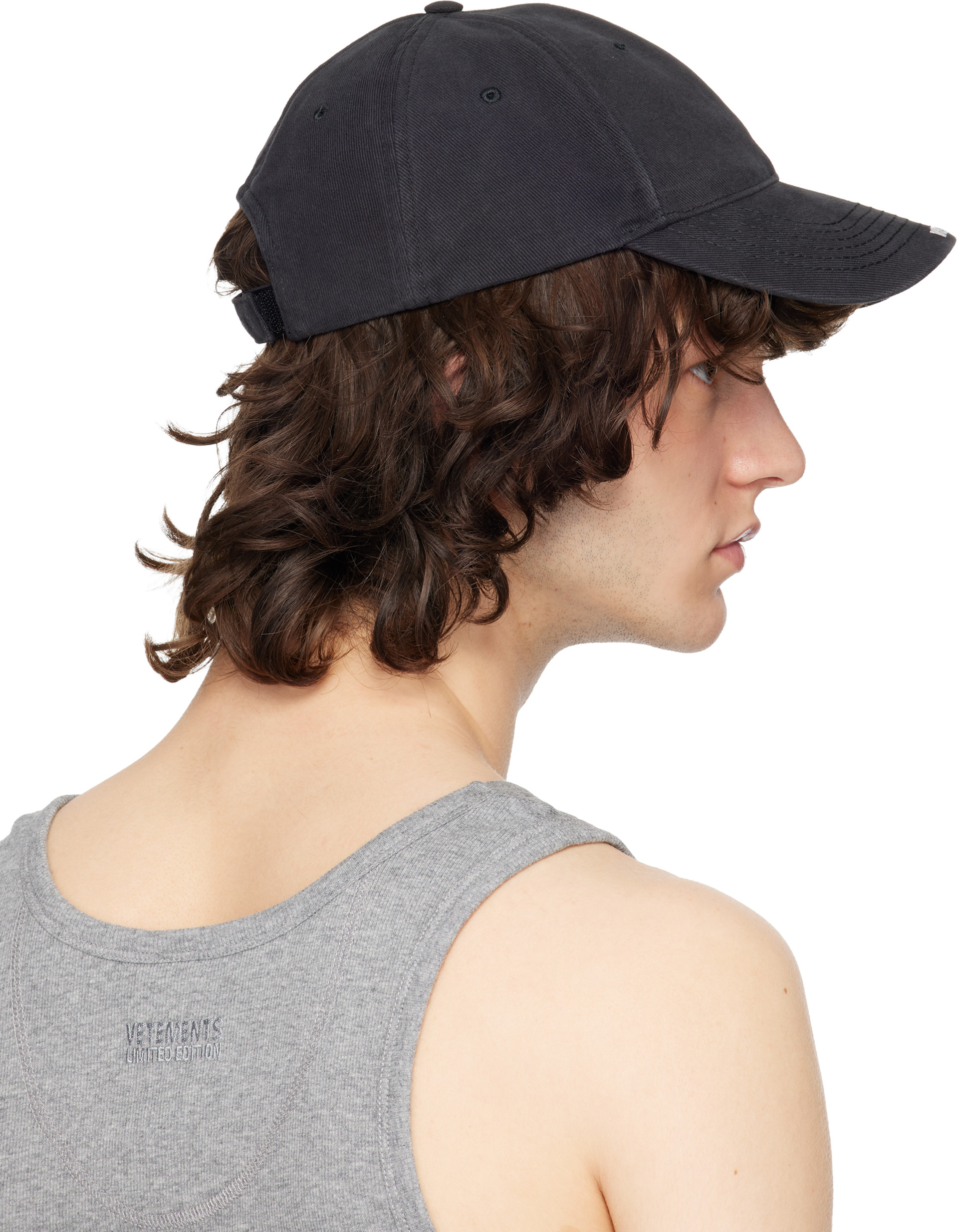 キャップ VETEMENTS ブラック | VETEMENTS（ヴェトモン）の「VTMNTS 