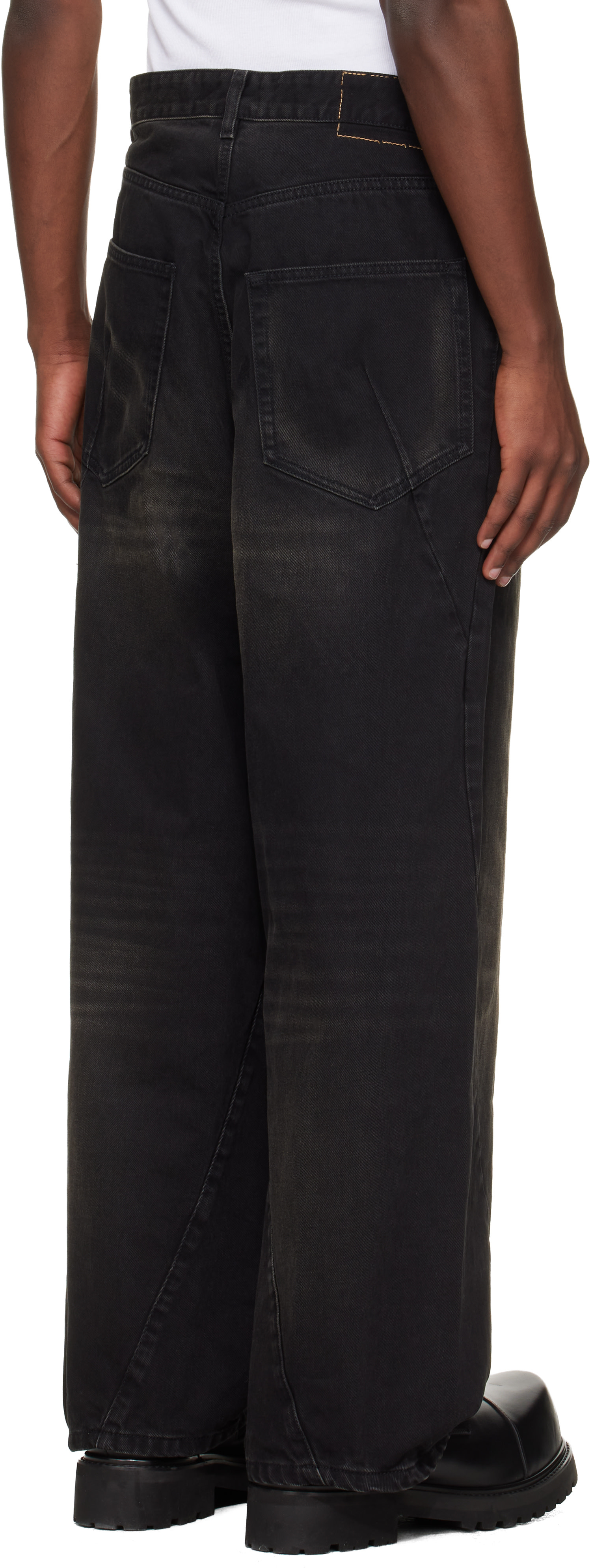 VETEMENTS - Black Spiral Jeans
