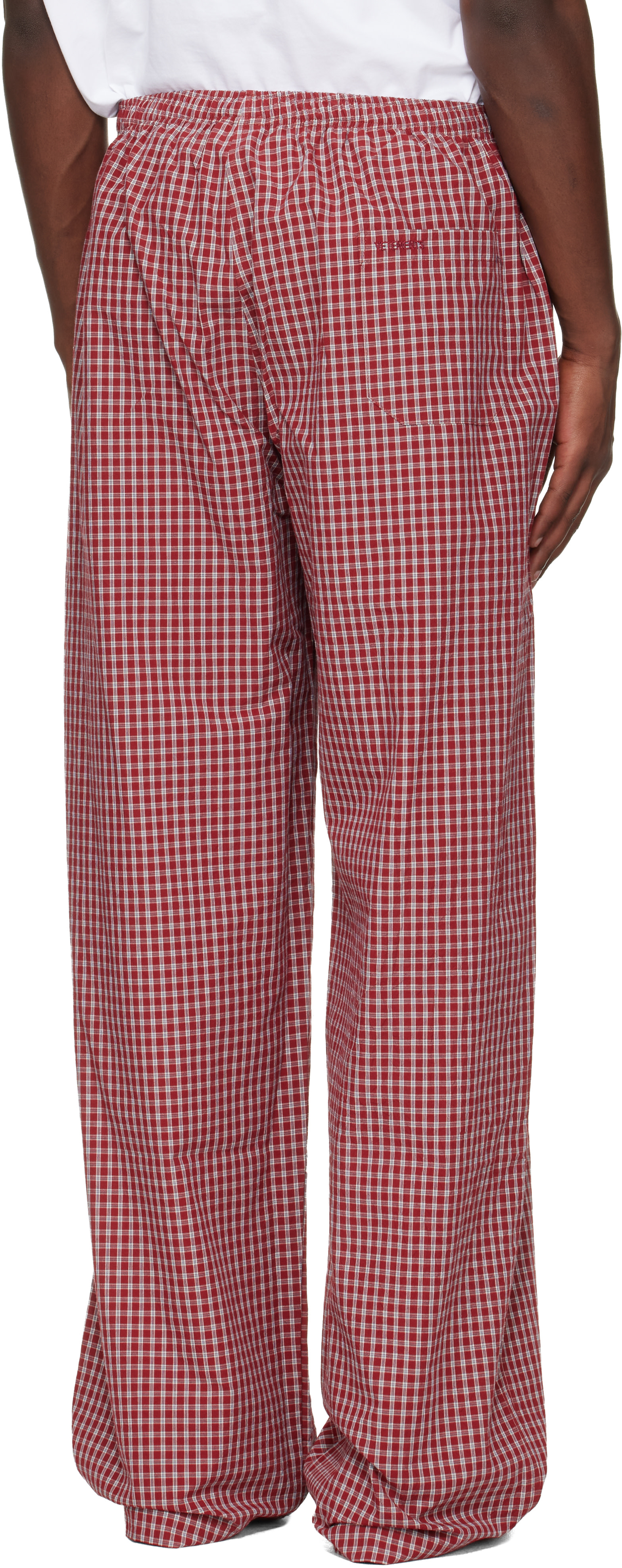 VETEMENTS - Red Check Pyjama Pants