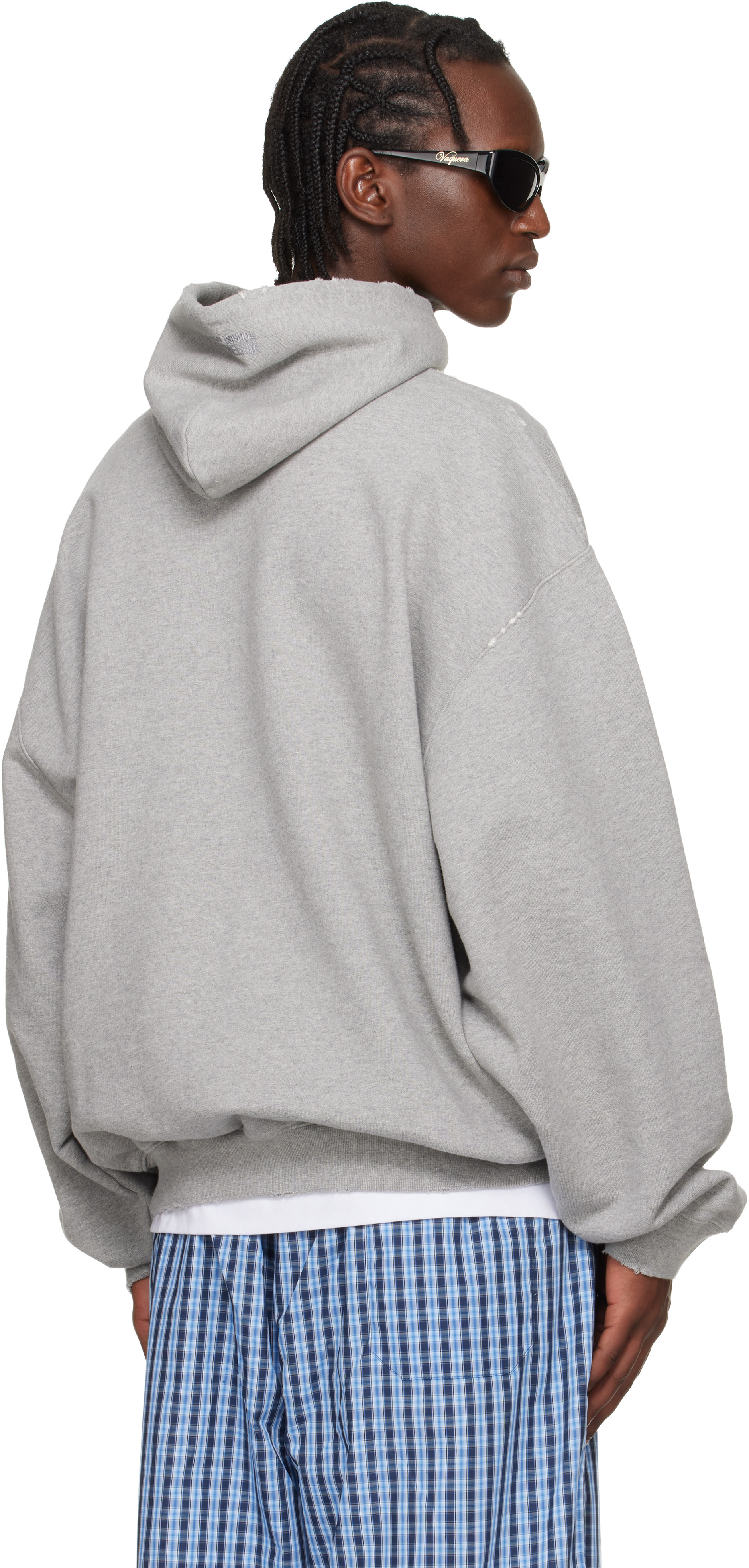 VETEMENTS - Pull à capuche 'Amsterdam' Tourist gris