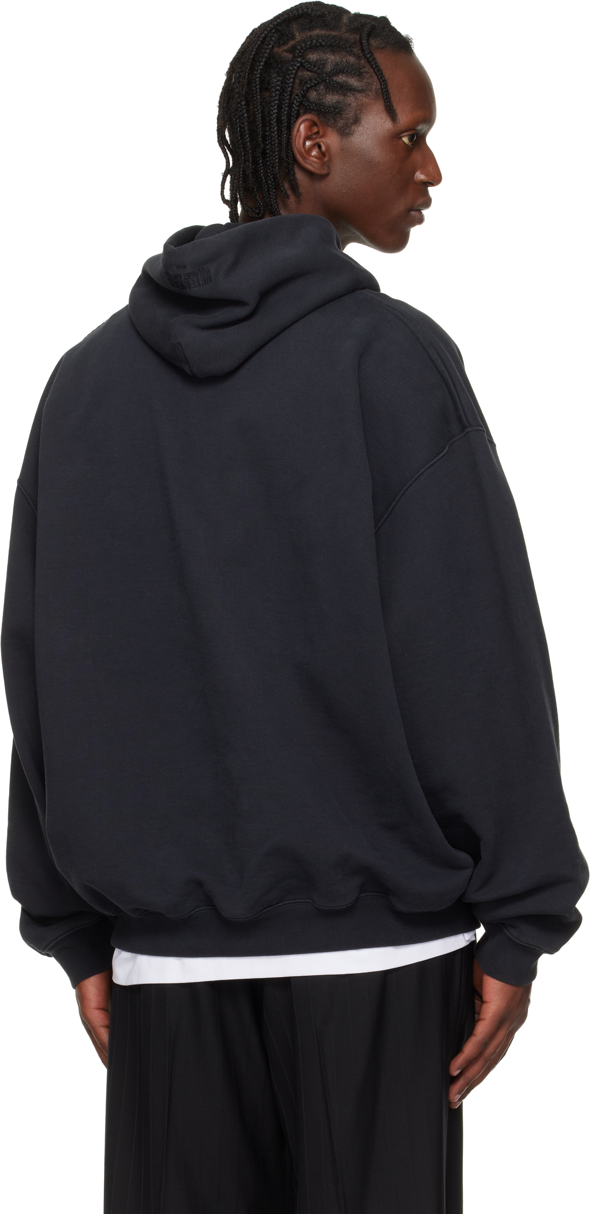 VETEMENTS - Pull à capuche 'Paris' Tourist noir