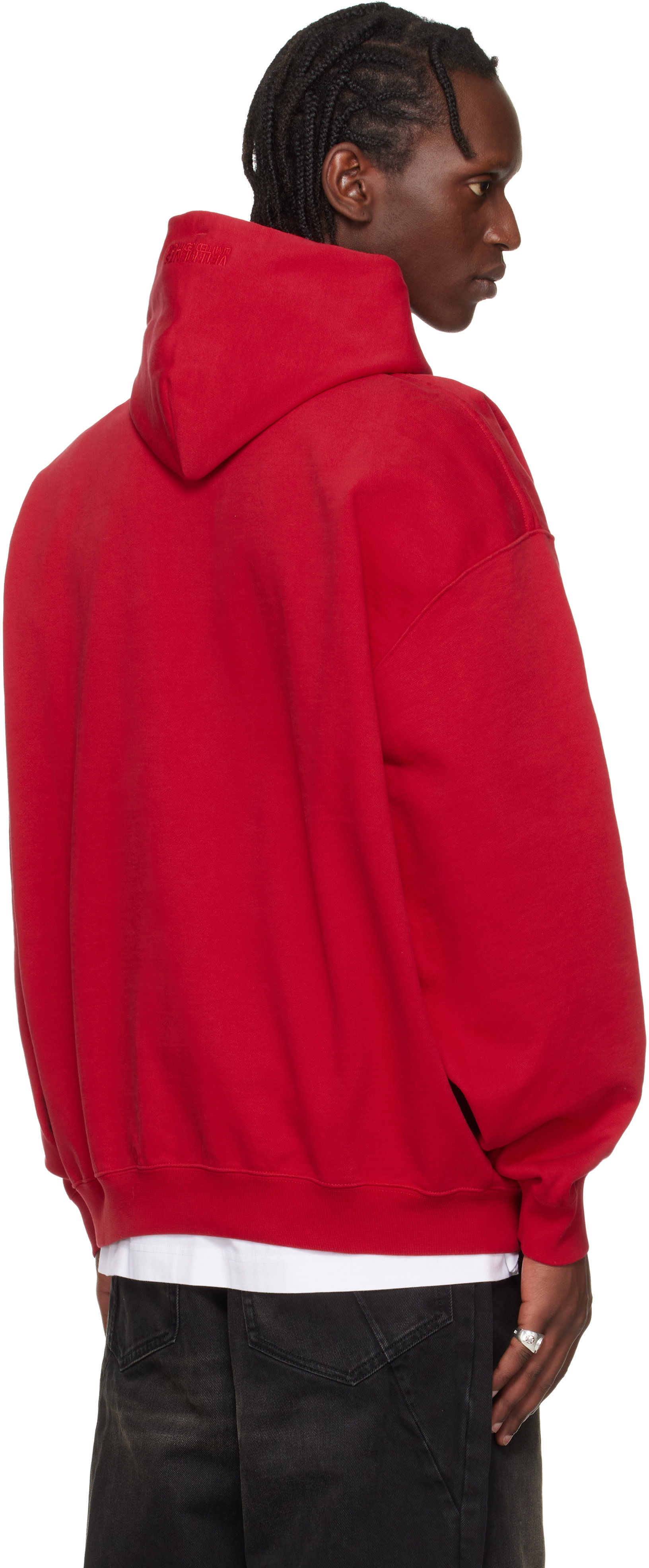 VETEMENTS - Pull à capuche 'Pornstar' rouge