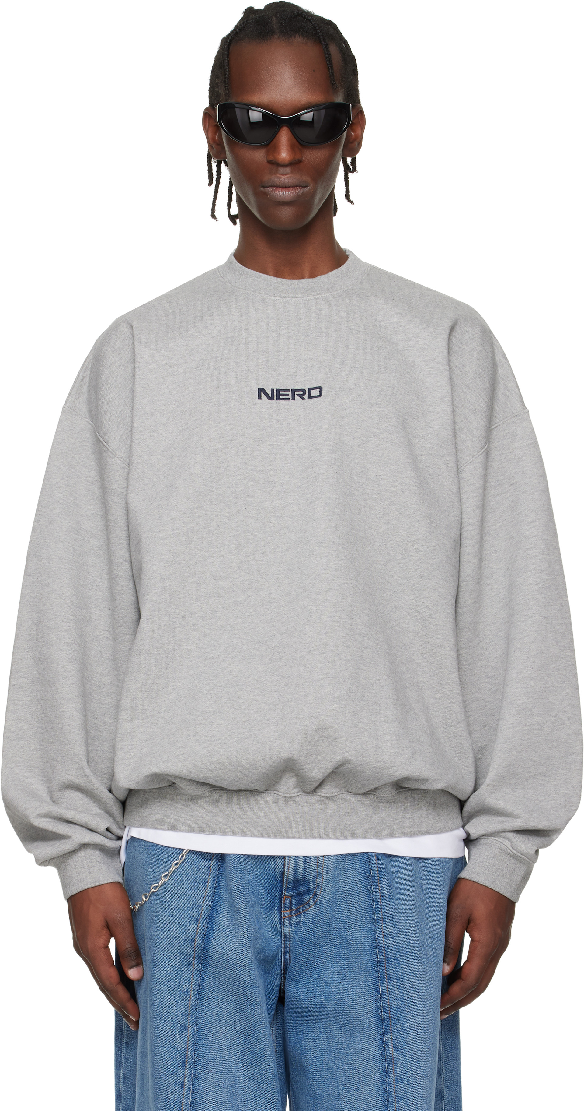 VETEMENTS - グレー 'NERD' スウェットシャツ