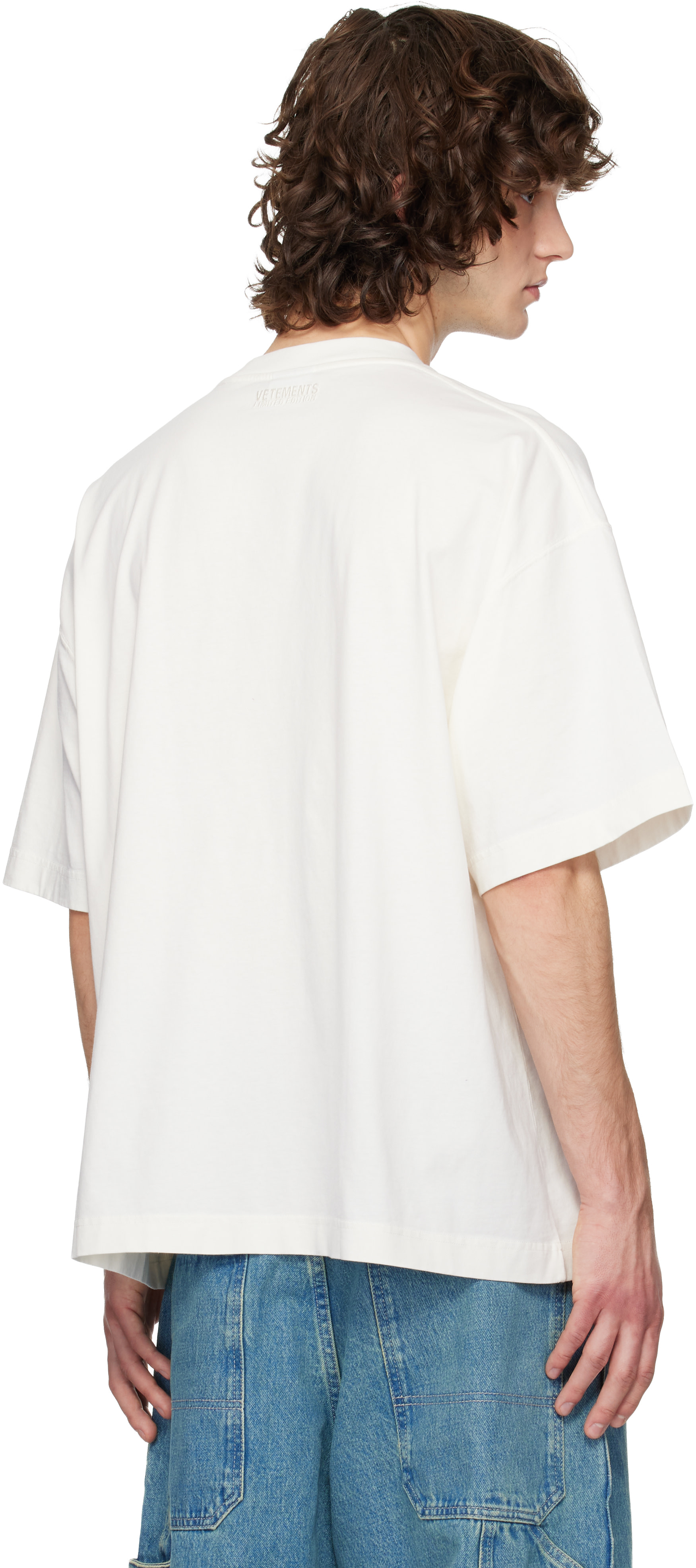 VETEMENTS: オフホワイト 'Fuck You Very Much' Tシャツ | SSENSE 日本