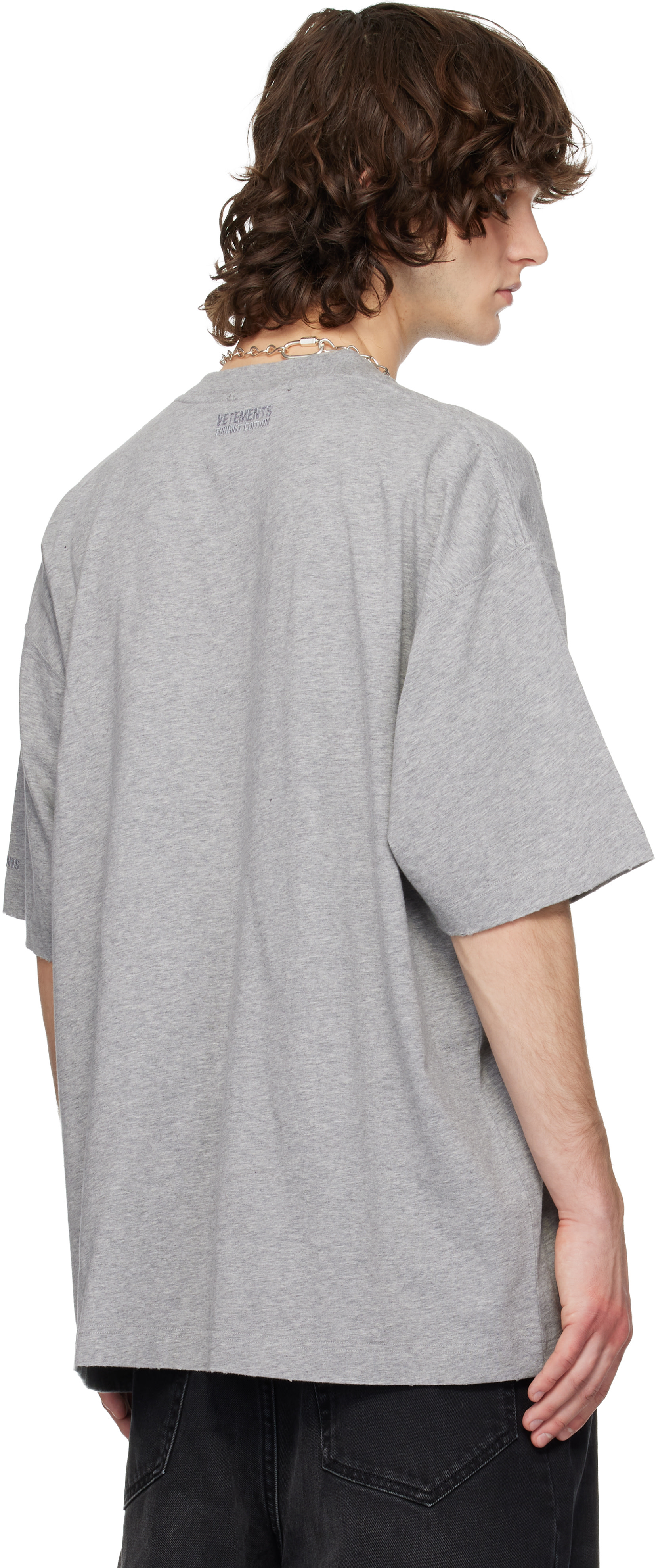 VETEMENTS - T-shirt 'Amsterdam' gris