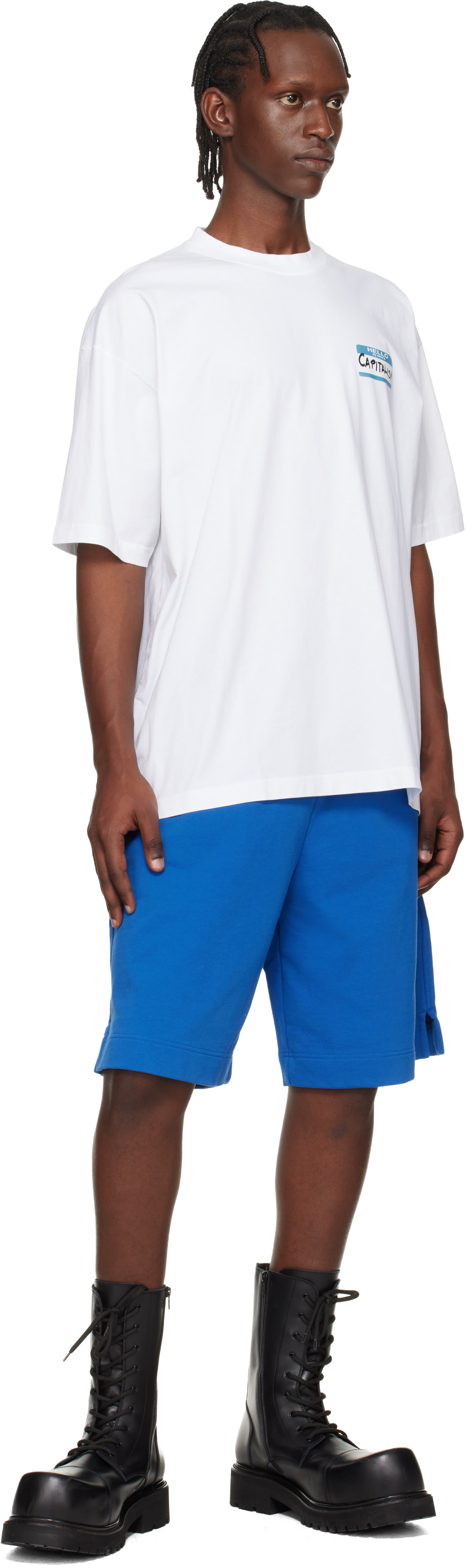 VETEMENTS - T-shirt blanc à image