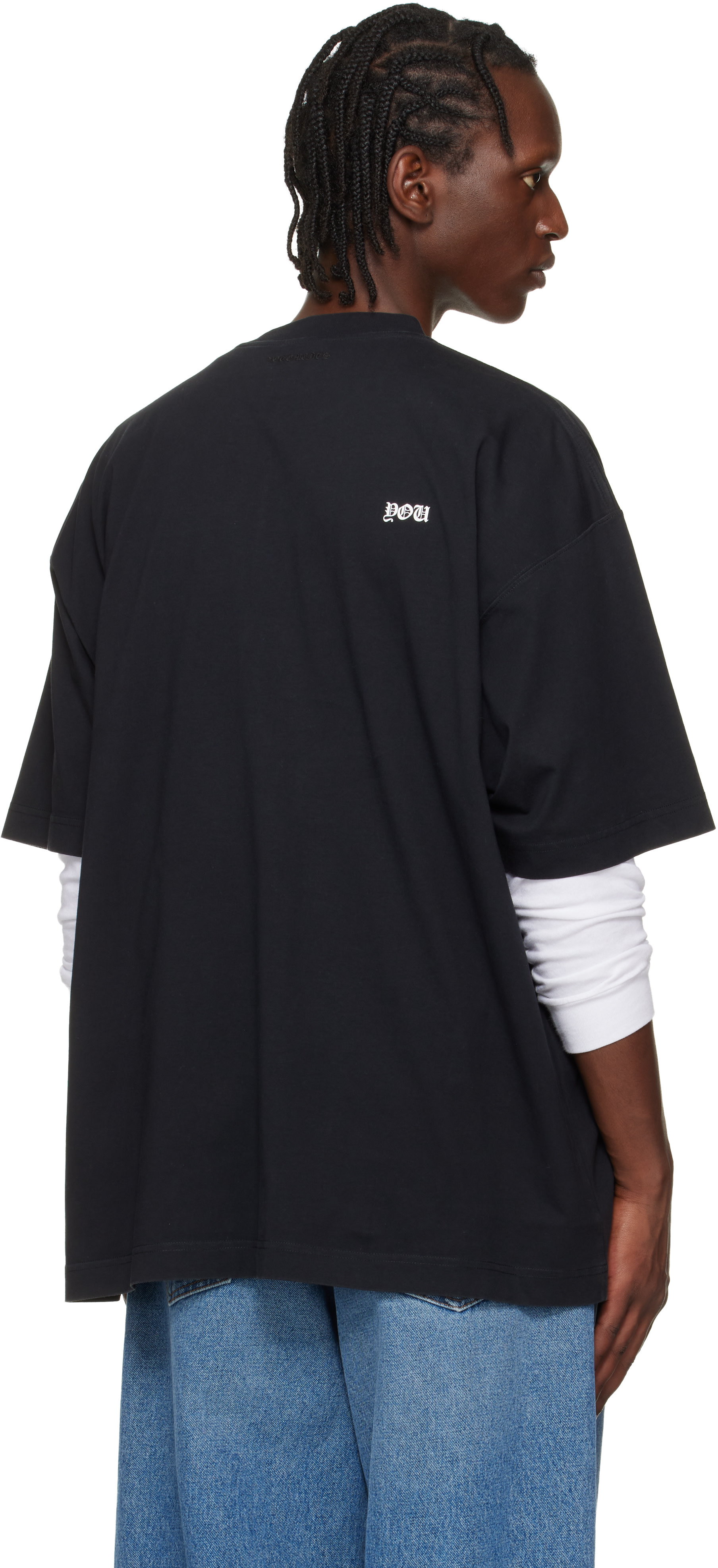 VETEMENTS - 블랙 FU 티셔츠