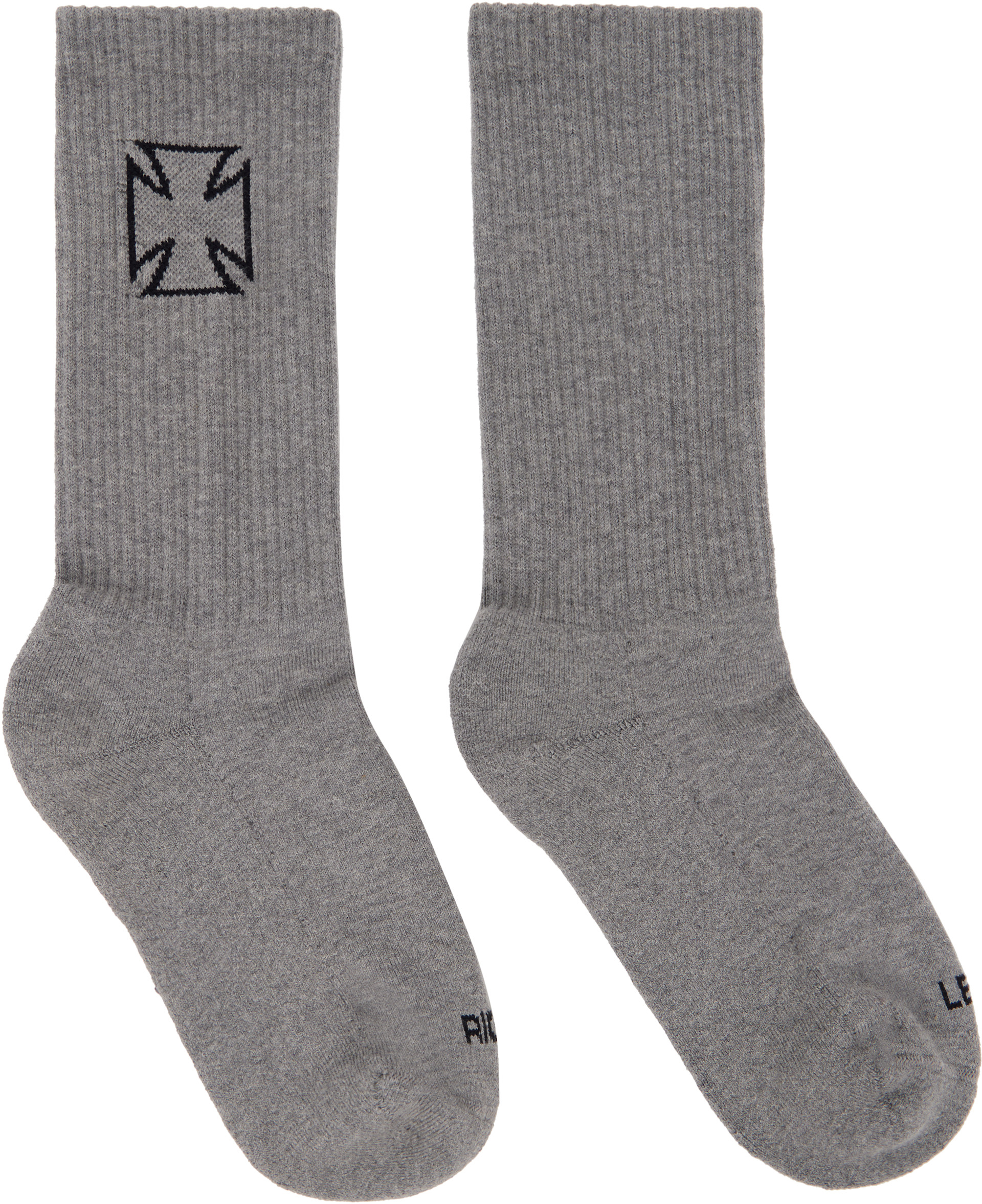 VETEMENTS - グレー Biker Cross ソックス