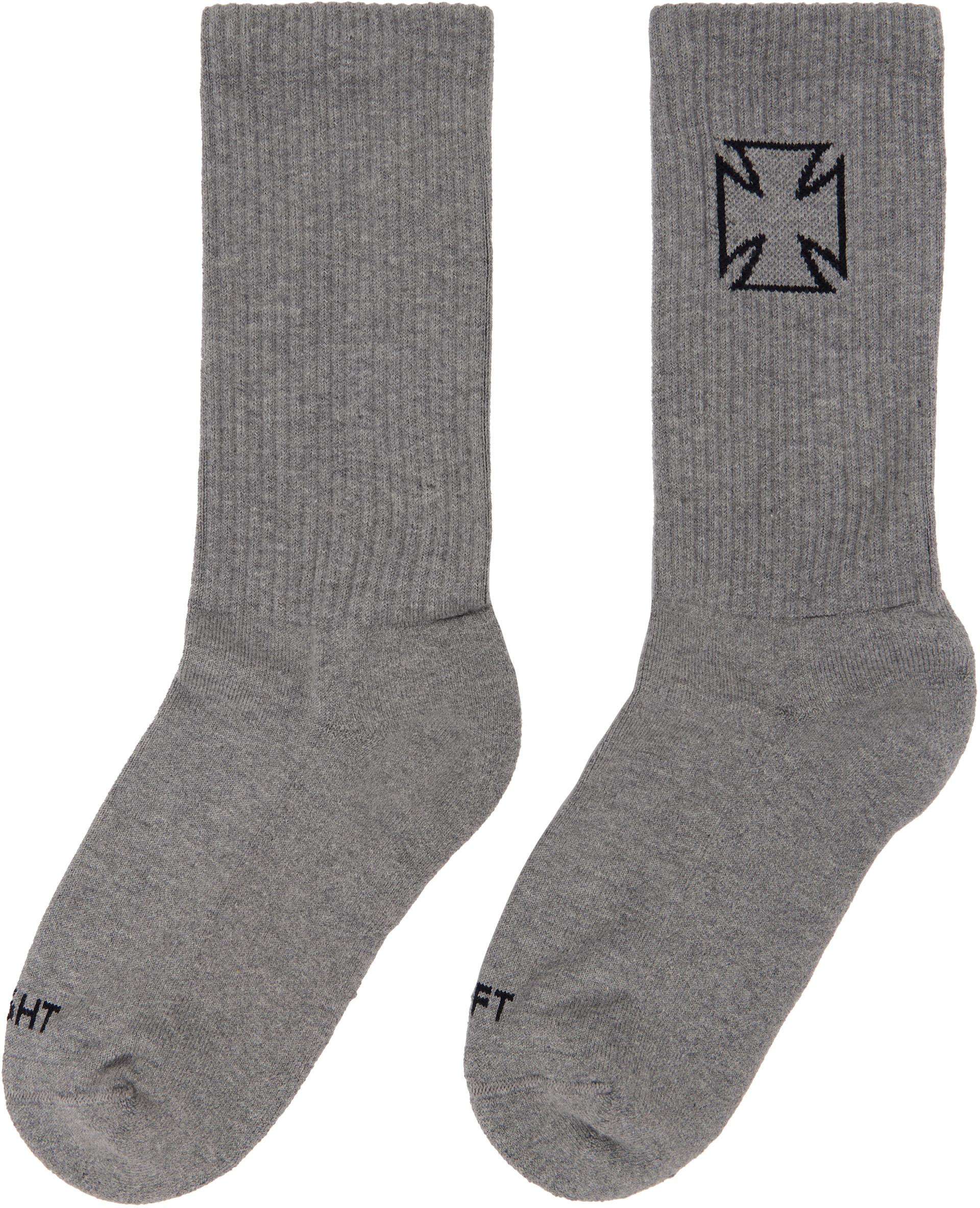 VETEMENTS - グレー Biker Cross ソックス