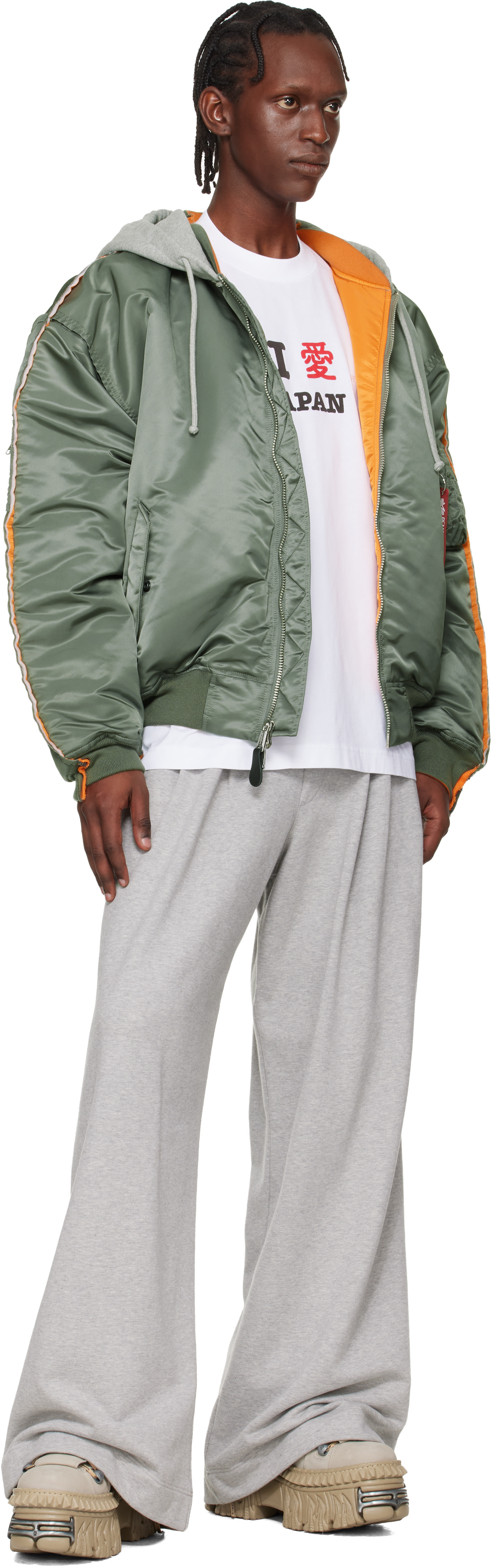 VETEMENTS - Taupe New Rock Edition Fire Platform Sneakers