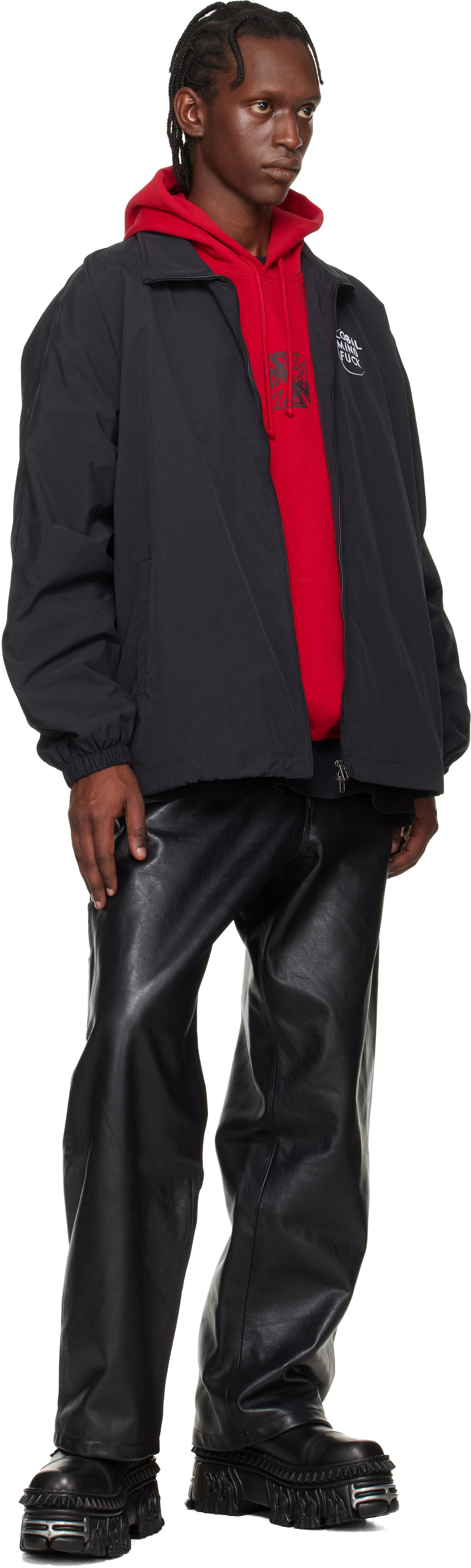 VETEMENTS - 블랙 New Rock 컴뱃 부츠
