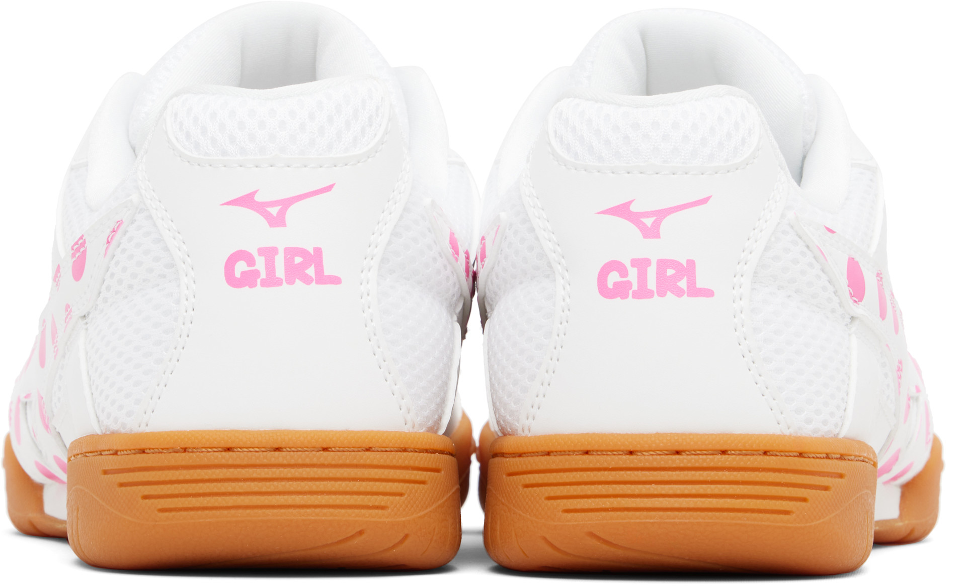 Comme des Garçons Girl: White Mizuno Edition Polka Dot Over Size