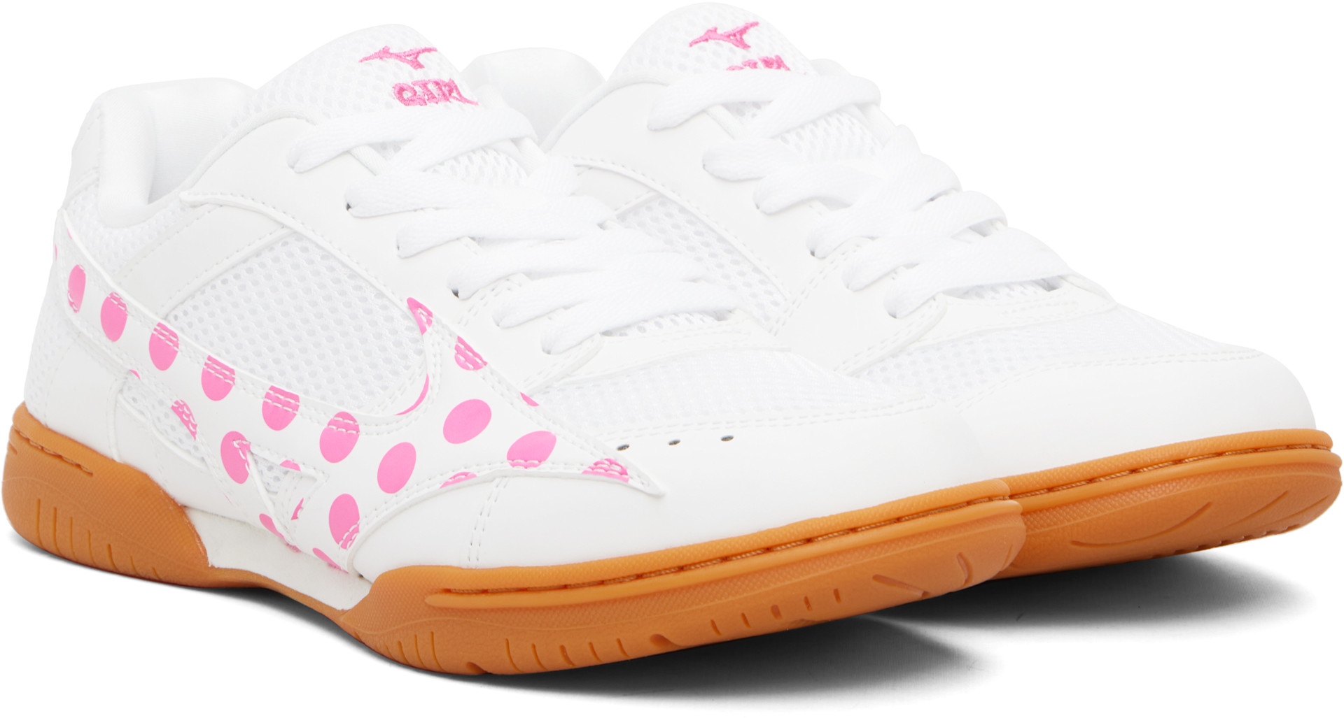 Comme des Garçons Girl: White Mizuno Edition Polka Dot Over Size