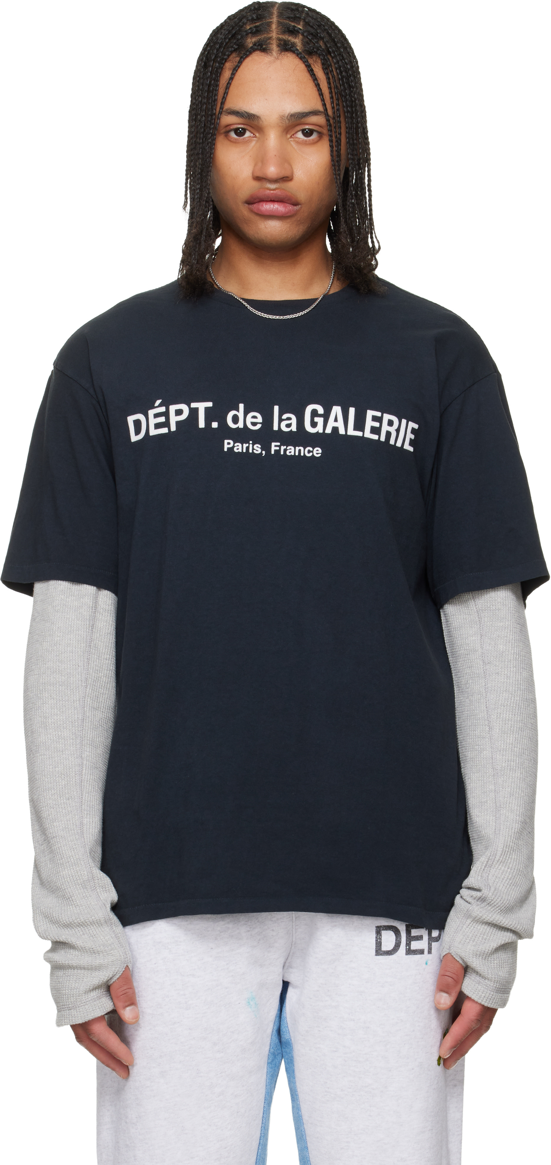 Gallery Dept. - Black French Logo Lux T-shirt