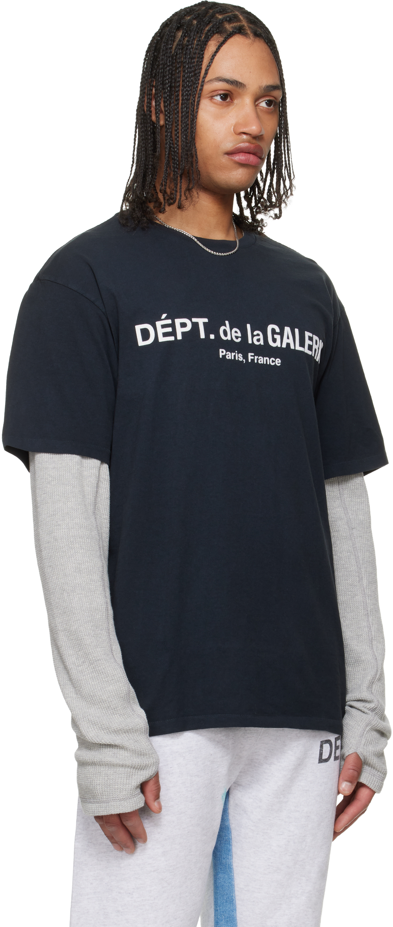 Gallery Dept. - Black French Logo Lux T-shirt