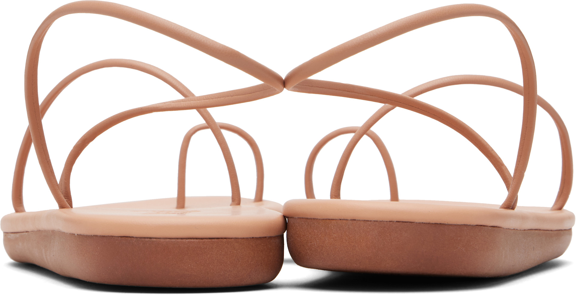 ANCIENT GREEK SANDALS フラットシューズ36 ベージュ箱付き Ancient Greek Sandals: Beige Kansiz Sandals | SSENSE Canada
