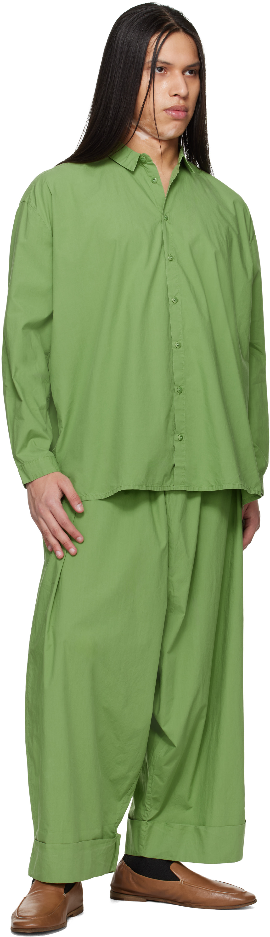 Toogood - Pantalon Baker vert