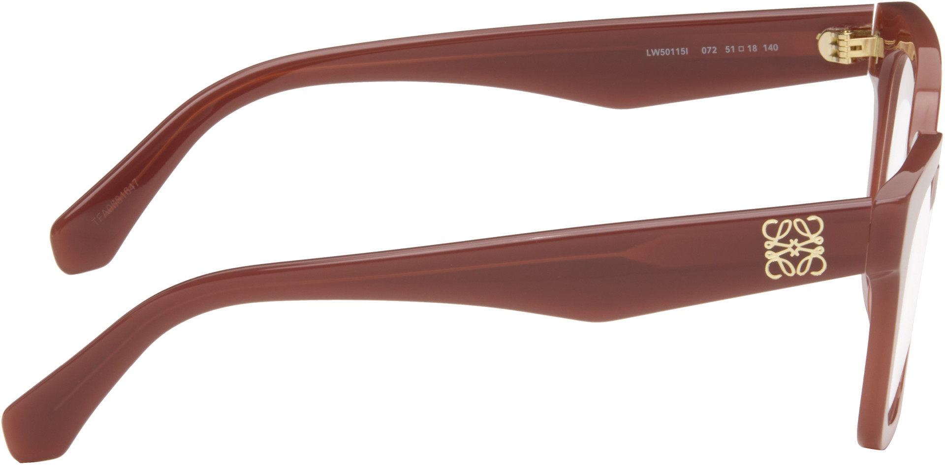 LOEWE - Lunettes roses à anagrammes