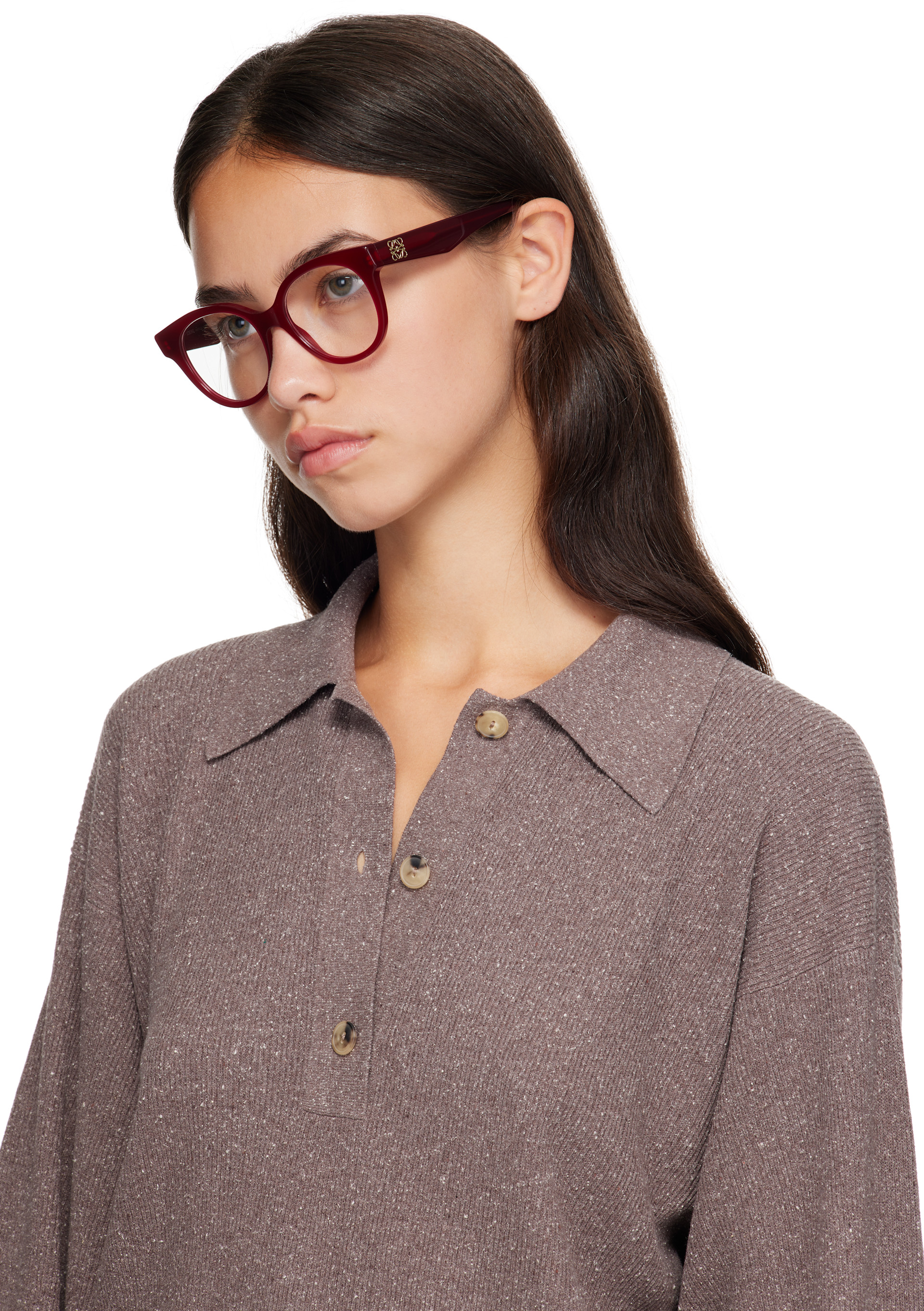 LOEWE - Lunettes rouges à anagrammes