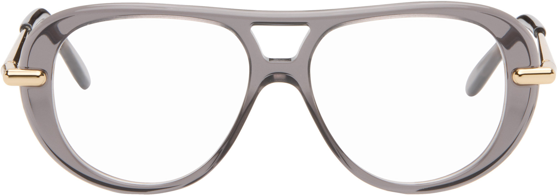 LOEWE - Lunettes grises à monture étroite