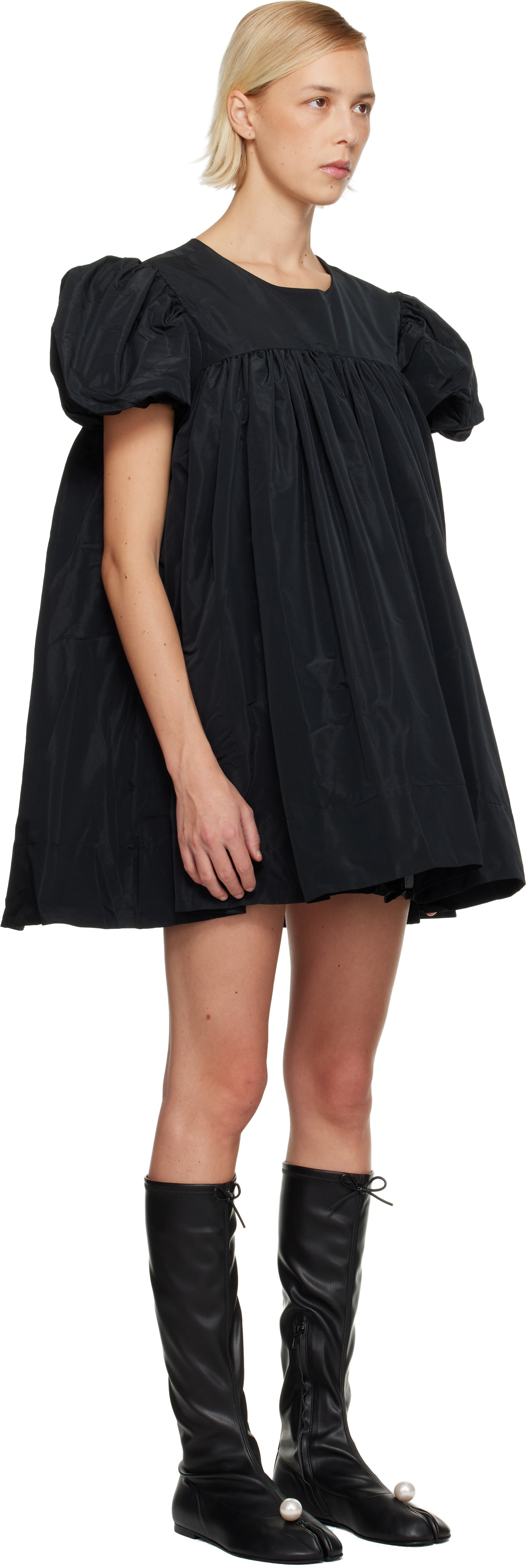 Sandy Liang - Robe courte Miyo noire