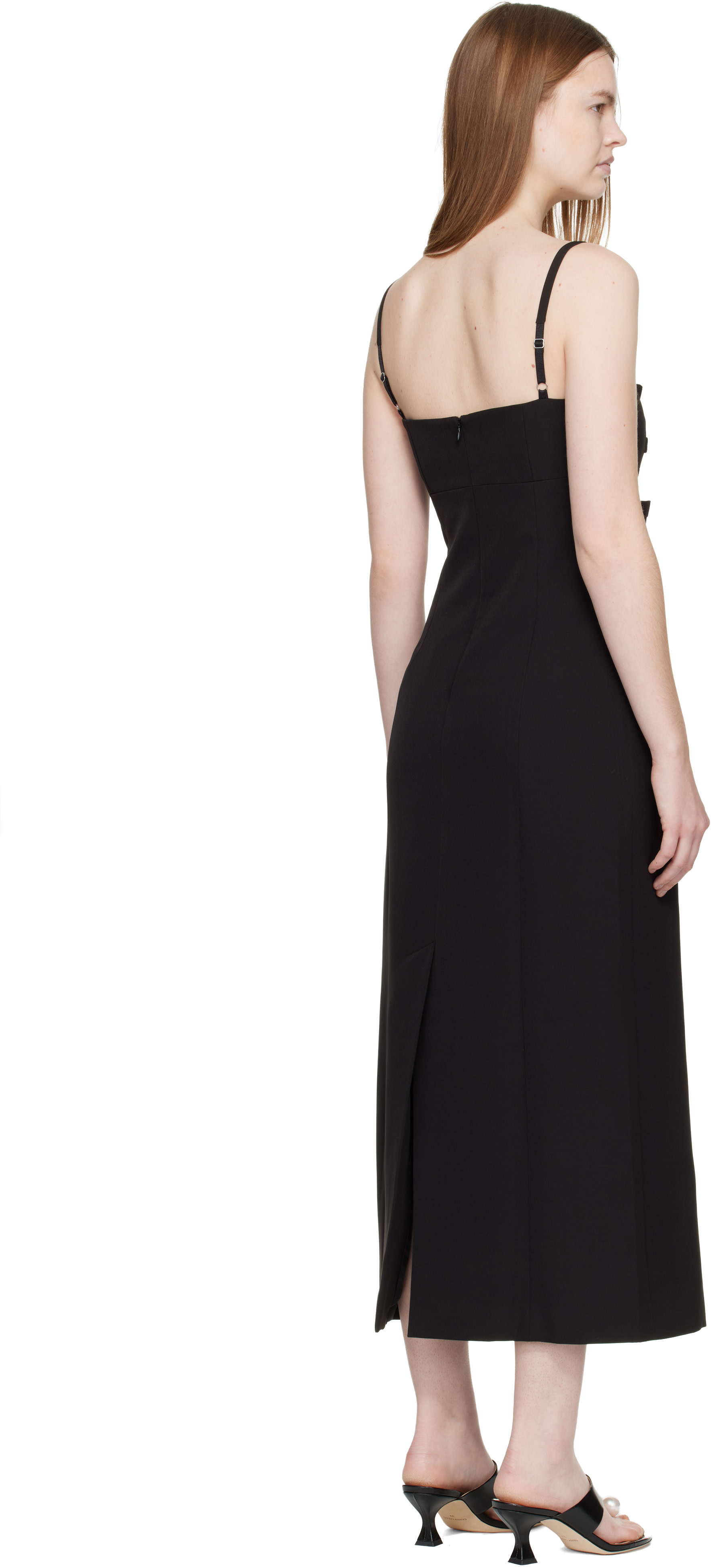 Sandy Liang - Robe midi Sen noire