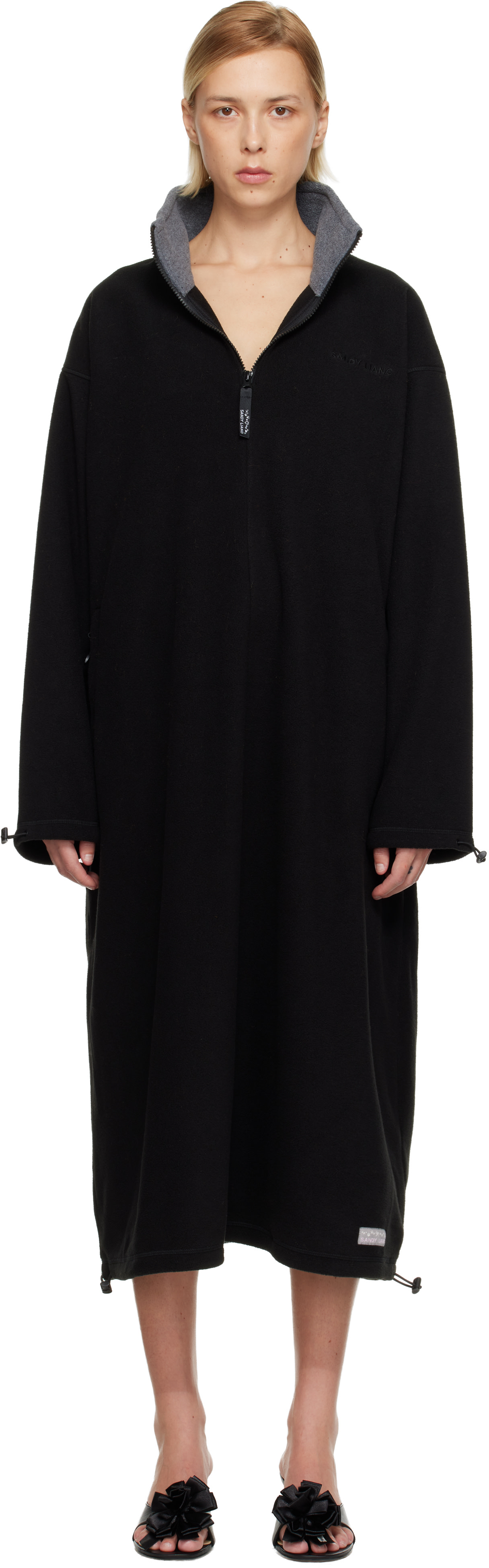 Sandy Liang - Robe longue Sloane noire