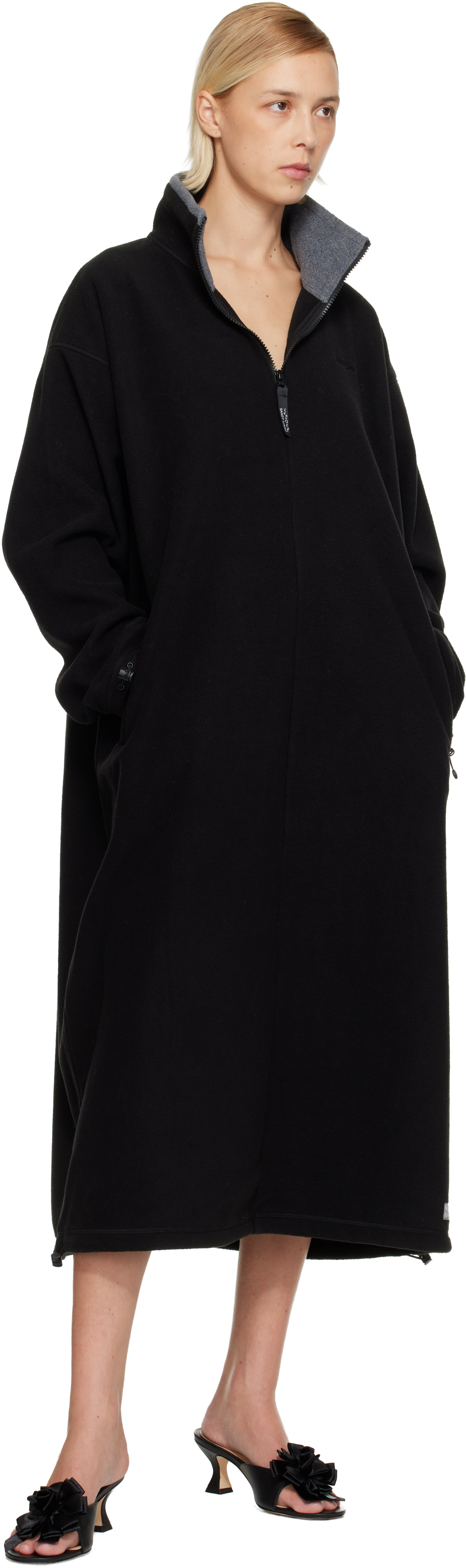 Sandy Liang - Robe longue Sloane noire