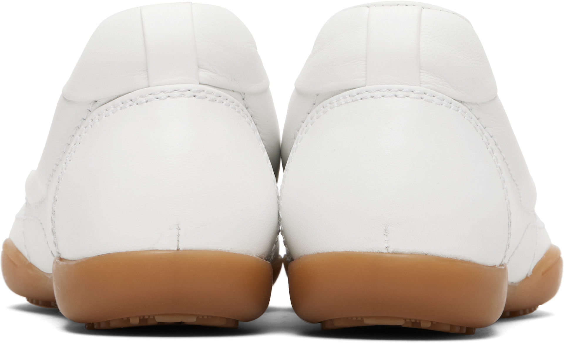 Sandy Liang - Baskets de style ballerine blanches