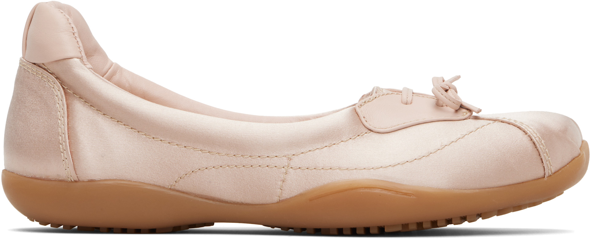 Sandy Liang - Baskets de style ballerine roses