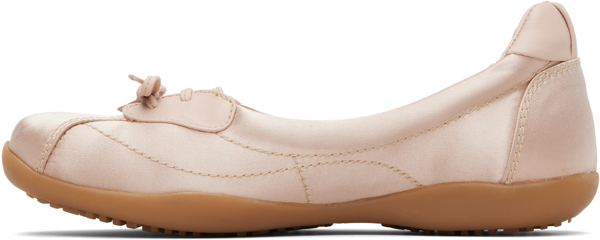 Sandy Liang - Baskets de style ballerine roses
