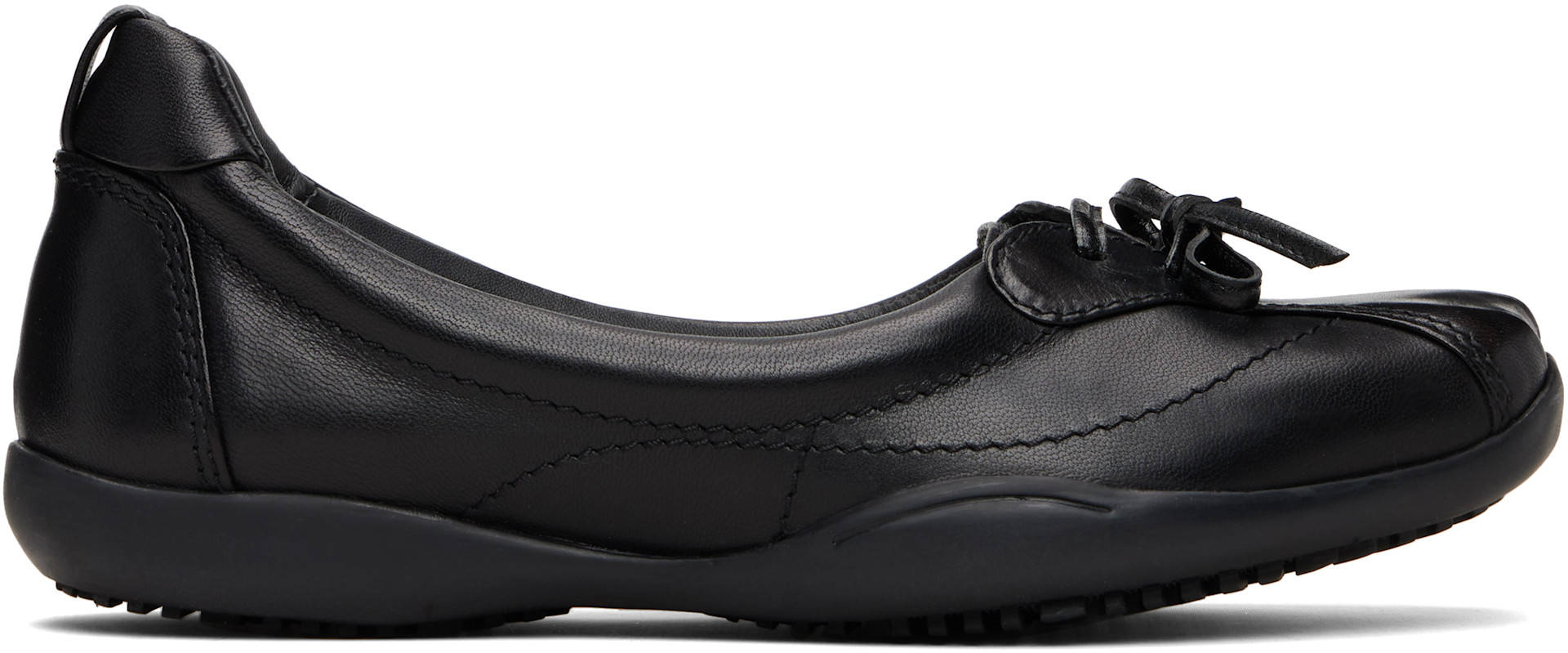 Sandy Liang - Baskets de style ballerine noires