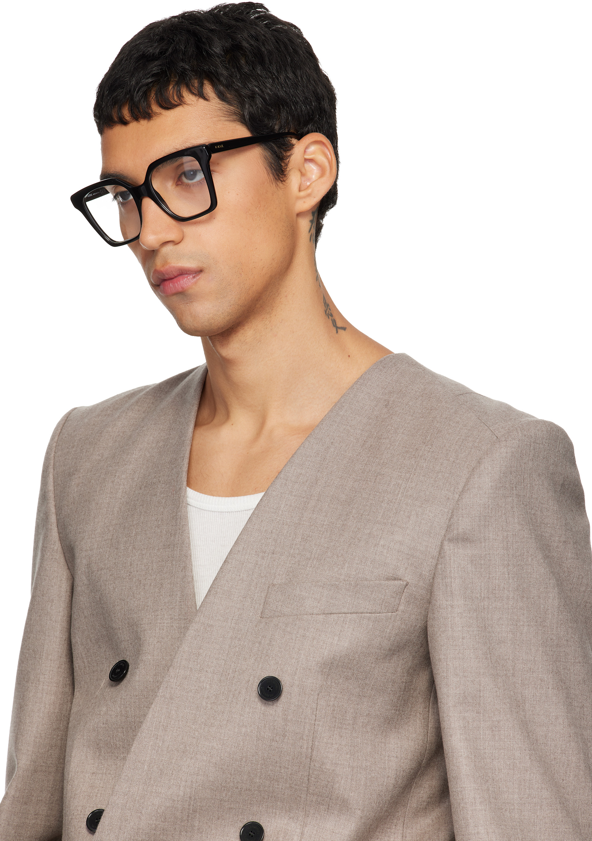 LOEWE - Black Slim Glasses