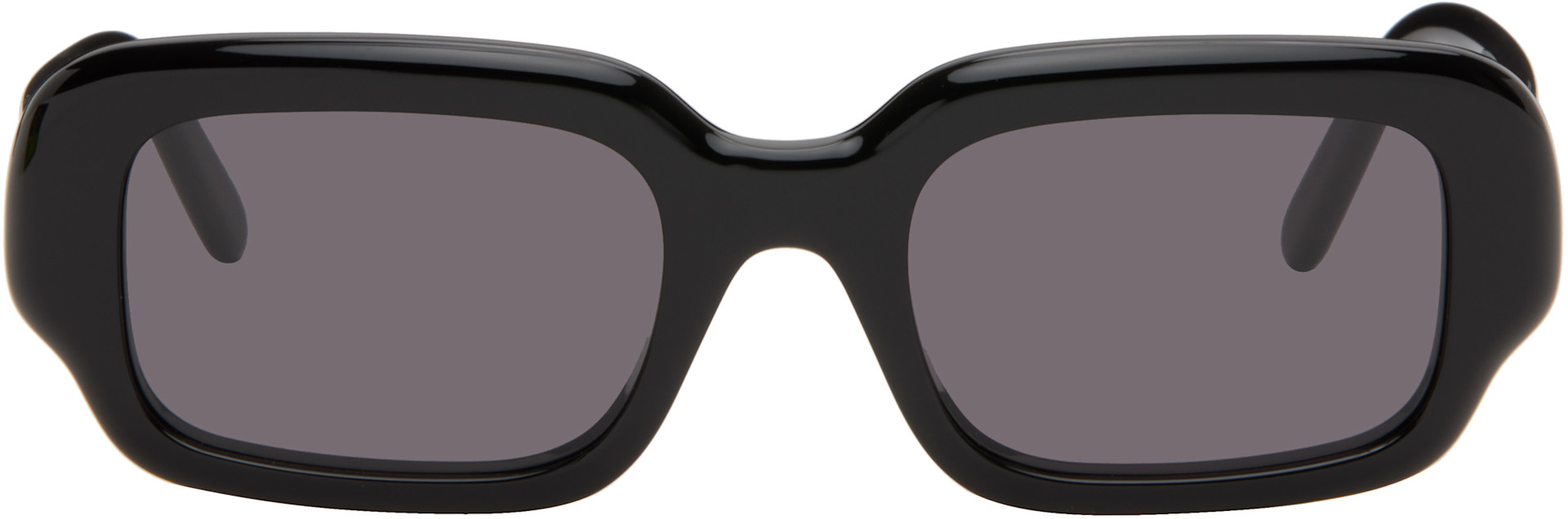 LOEWE - Black Rectangular Slim Sunglasses