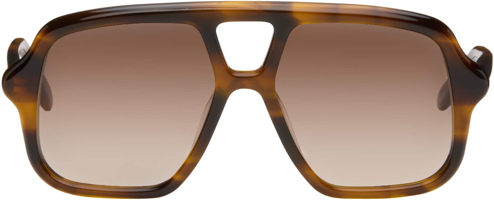 LOEWE - Brown Slim Sunglasses