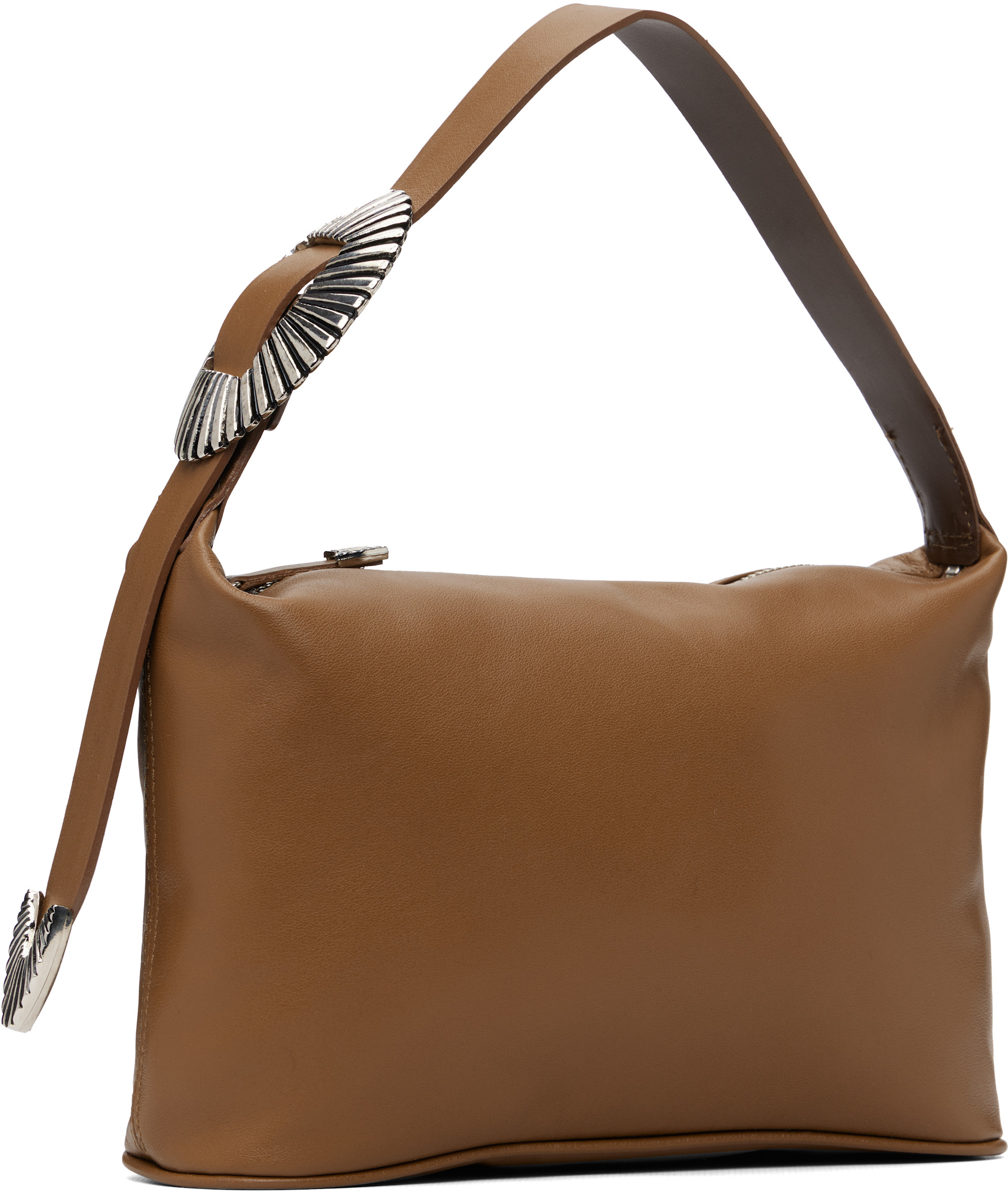 TOGA VIRILIS ウエストポーチ Toga Virilis: Brown Leather Mini Pouch | SSENSE