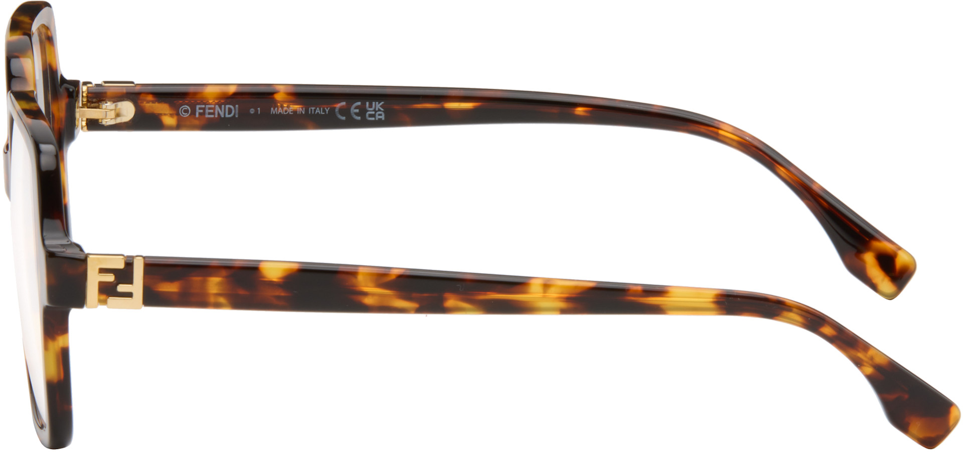 Fendi - Lunettes Forever brunes à logos