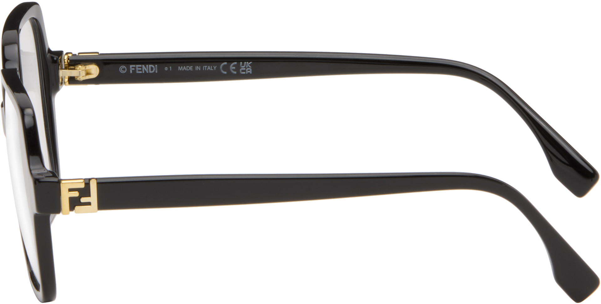 Fendi - Lunettes Forever noires à logos