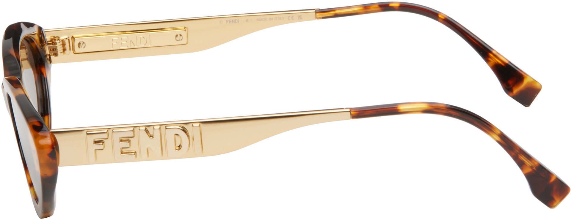 Fendi - Brown Fendigraphy Sunglasses