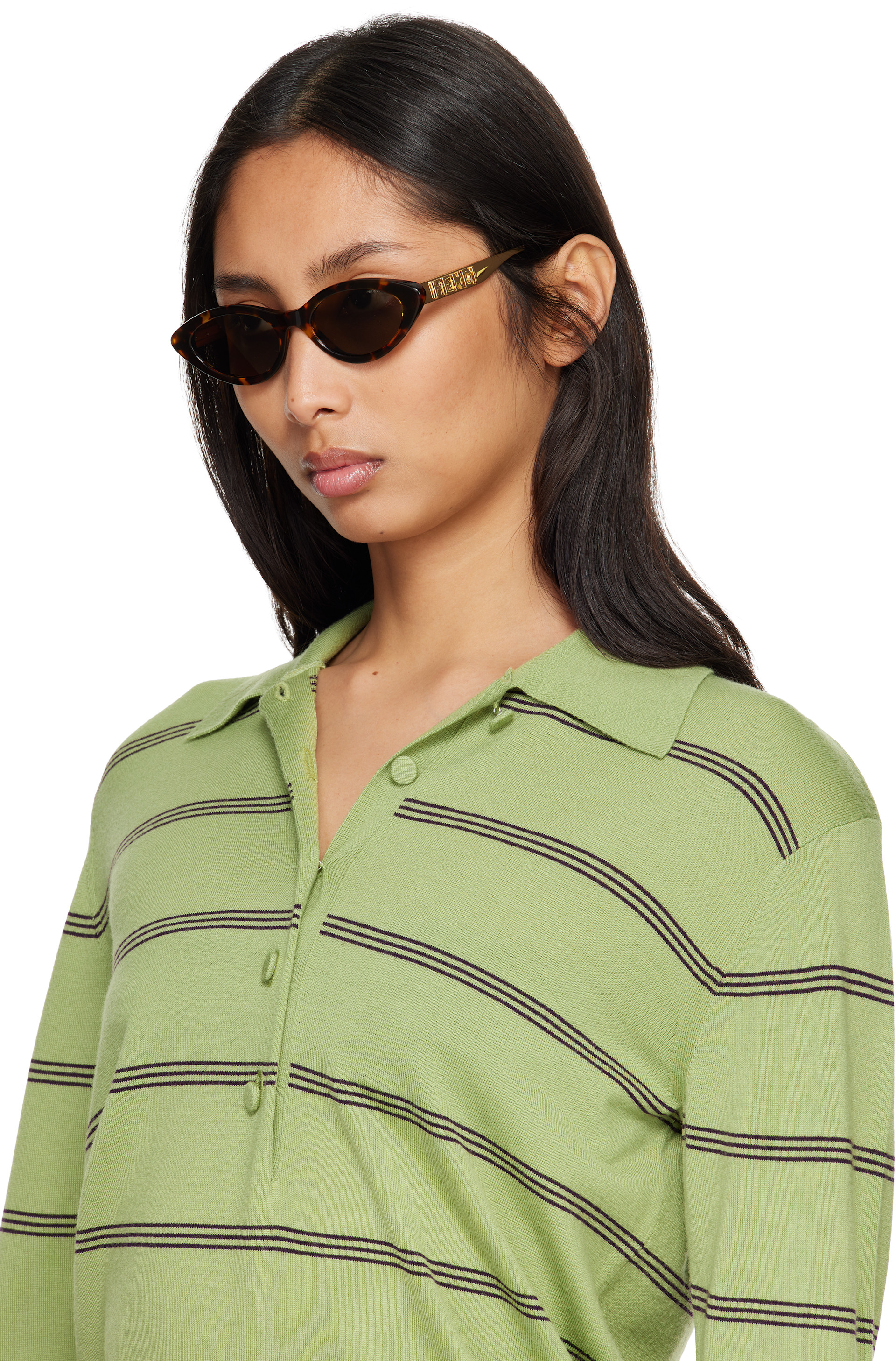 Fendi - Brown Fendigraphy Sunglasses
